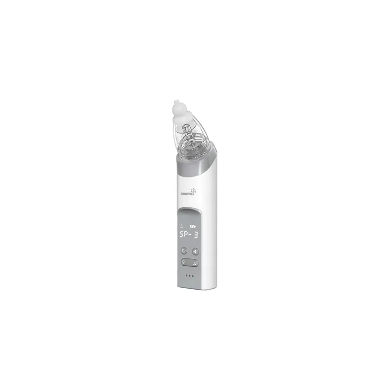 Grownsy nasal aspirator with 3 tips (gray)